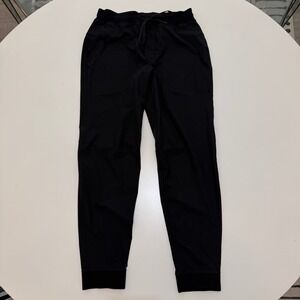 Lululemon ABC Jogger Warpstreme LM5A48S Black Polyester Athletic Pants Mens L